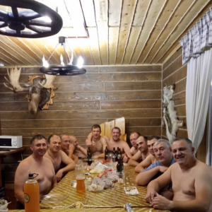 Мальчишник на 23 февраля в русской бане. Мальчишник на 23 февраля в русской бане.